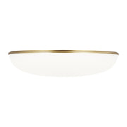 Megan Flush Mount in Plated Brass