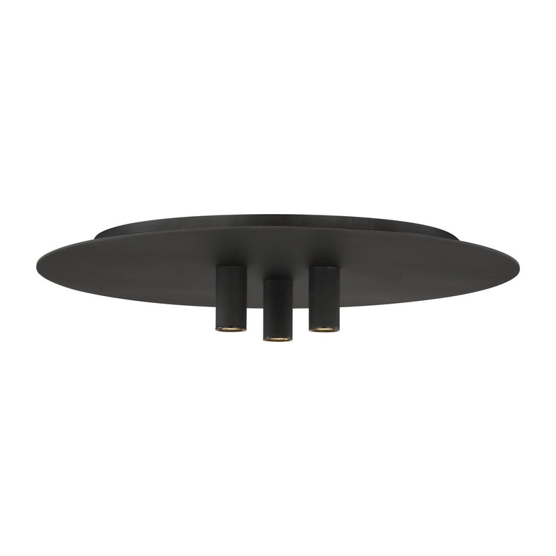 Ponte 16 Flush Mount in 16 Nightshade Black