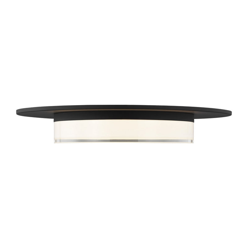 Sen 17 Flush Mount in Nightshade Black