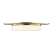 Sen 17 Flush Mount in Natural Brass