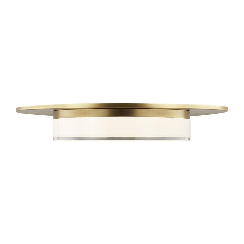 Sen 17 Flush Mount in Natural Brass