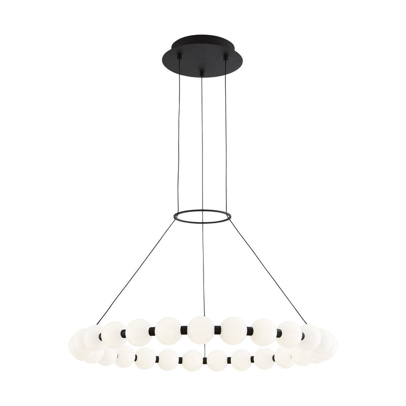 Orbet 30 Chandelier in Nightshade Black