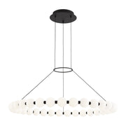Orbet 36 Chandelier in Nightshade Black