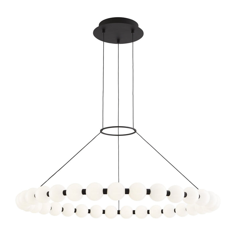 Orbet 36 Chandelier in Nightshade Black