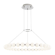 Orbet 36 Chandelier in Polished Nickel