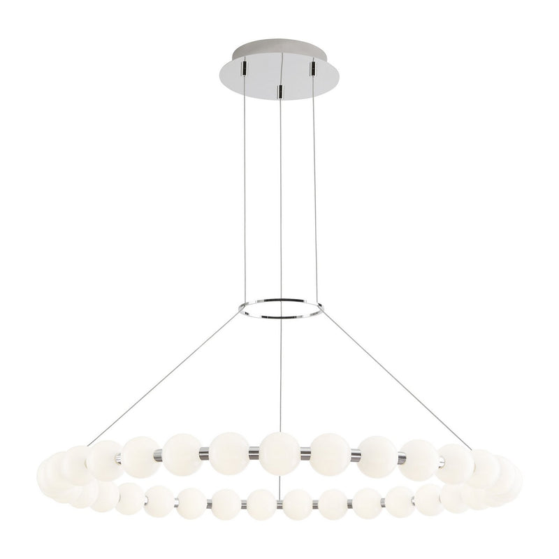 Orbet 36 Chandelier in Polished Nickel