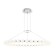 Orbet 42 Chandelier in Polished Nickel