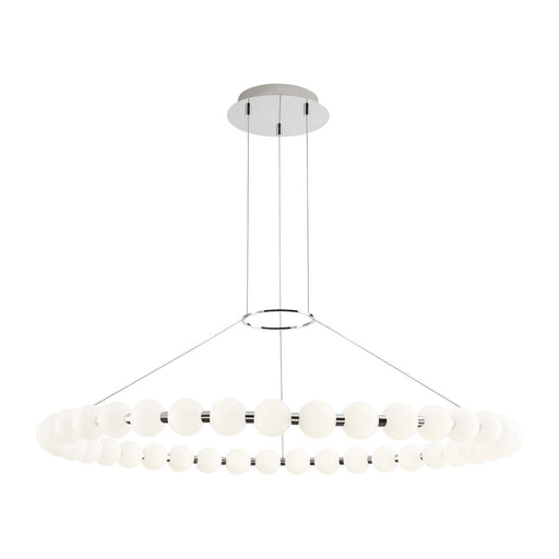 Orbet 42 Chandelier in Polished Nickel