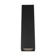 Pitch 19 Outdoor Wall Sconce in Black