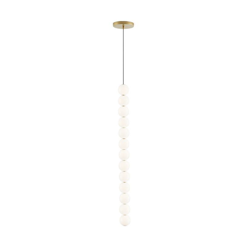 Orbet 13-Light Pendant in 13-Light Natural Brass