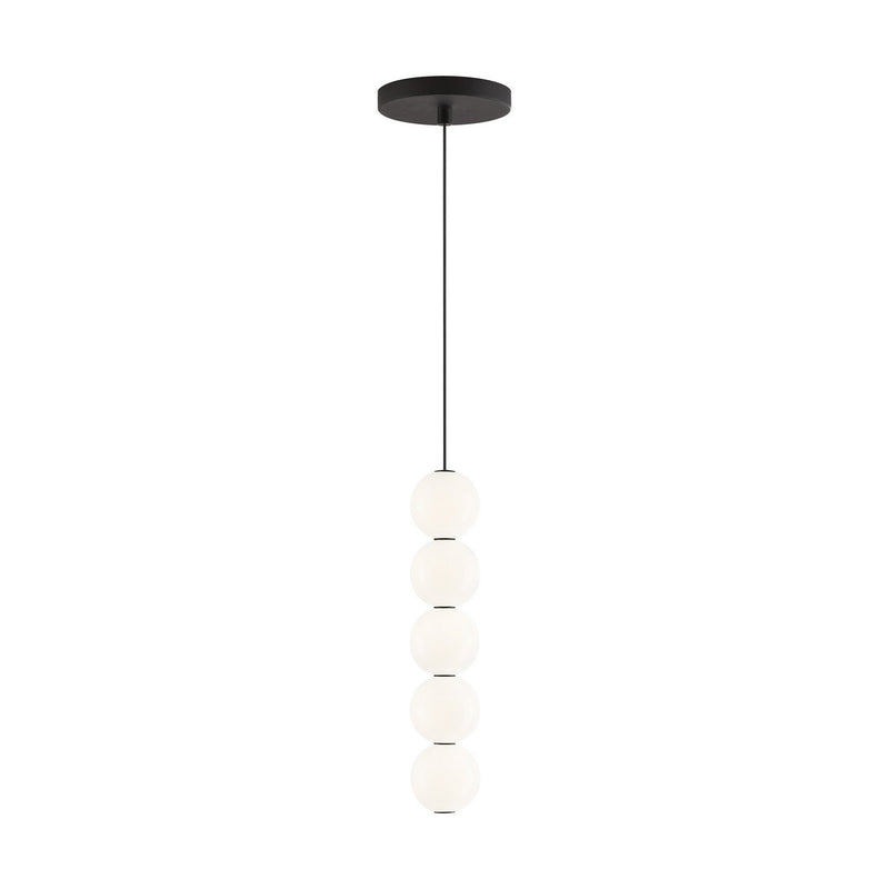 Orbet 5-Light Pendant in 5-Light Nightshade Black