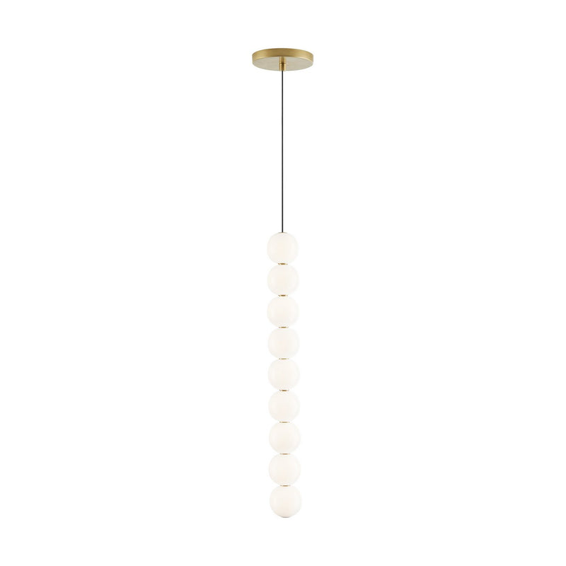 Orbet 9-Light Pendant in 9-Light Natural Brass