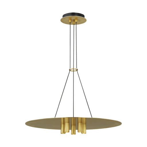 Ponte 22 Pendant in Natural Brass