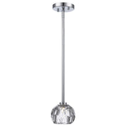 Fitz 1-Light 5" Mini Pendant in Polished Chrome