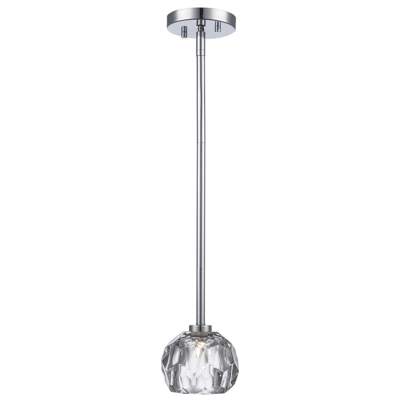 Fitz 1-Light 5" Mini Pendant in Polished Chrome