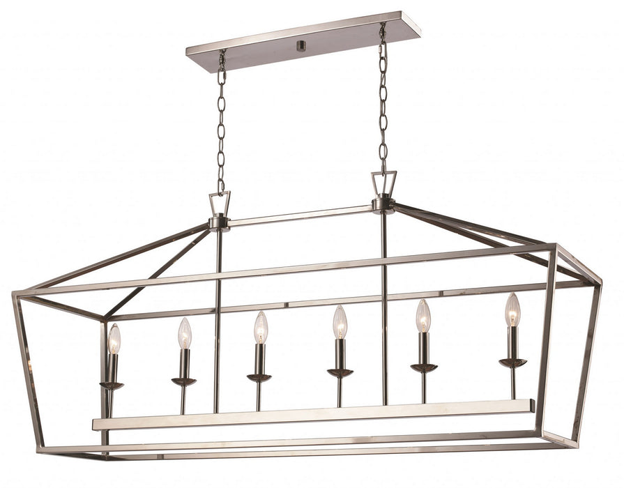Lacey 6-Light Pendant in Polished Chrome