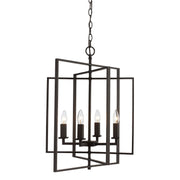 El Capitan 4-Light 20" Chandelier in Rubbed Oil Bronze