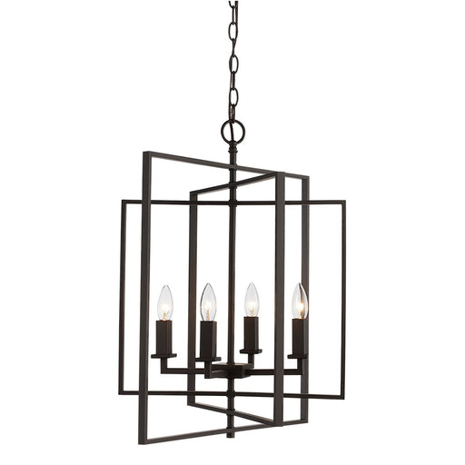El Capitan 4-Light 20" Chandelier in Rubbed Oil Bronze
