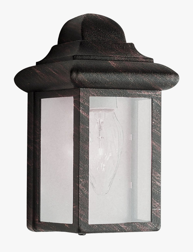 Vista 8.5" Outdoor Pocket Lantern in Rust