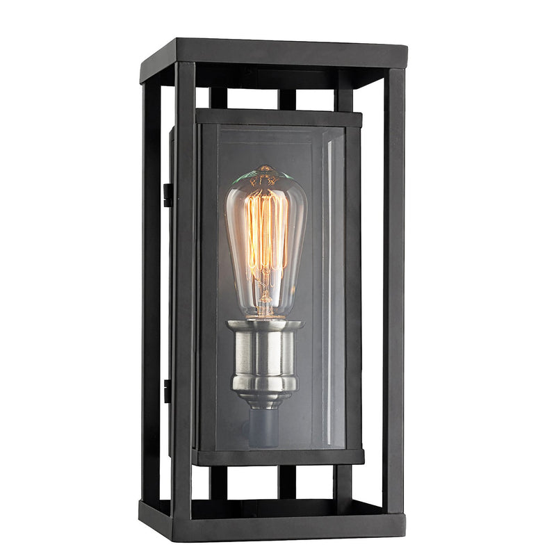 Showcase 13.5" Outdoor Wall Lantern in Black