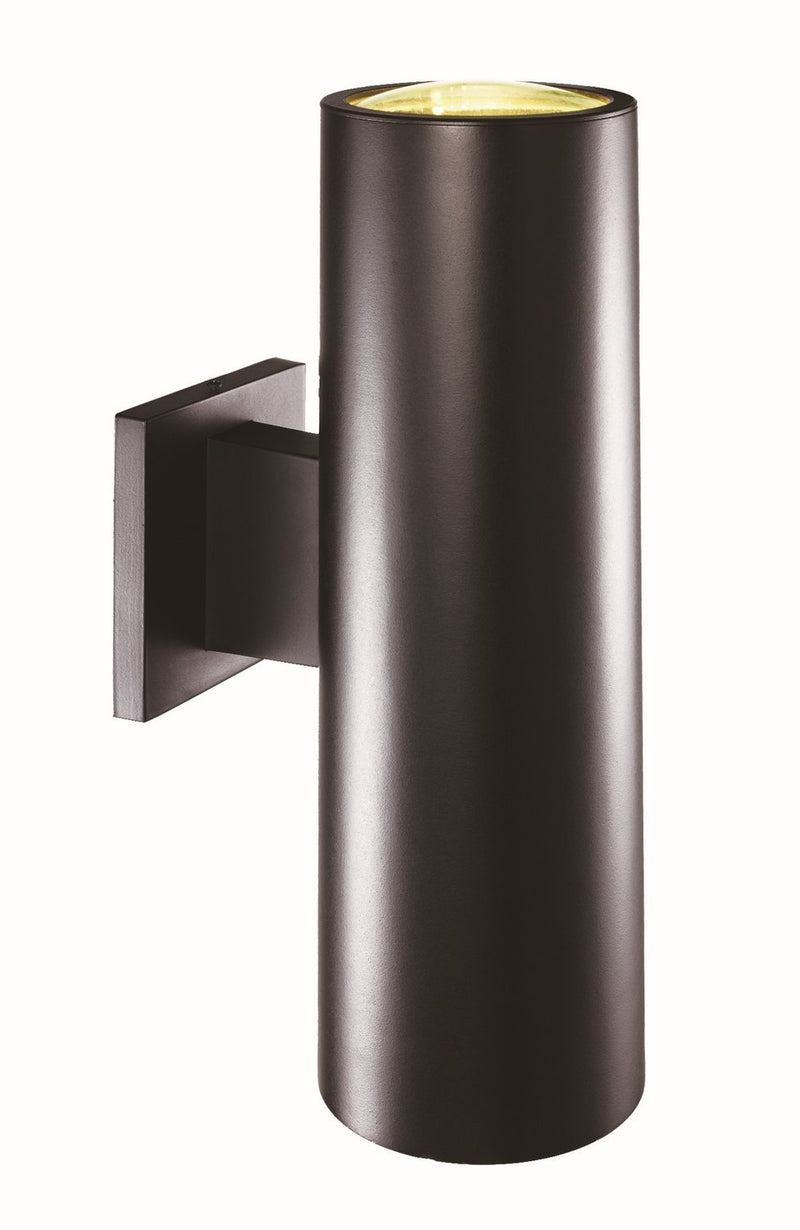 Cali 2-Light 15" Outdoor Wall Light in Black