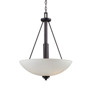 Mod Pod 3-Light 20" Bowl Pendant in Rubbed Oil Bronze