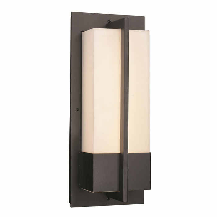 Venue LED Wall Sconce in Black with Acrylic Glass