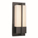Venue LED Wall Sconce in Black with Acrylic Glass
