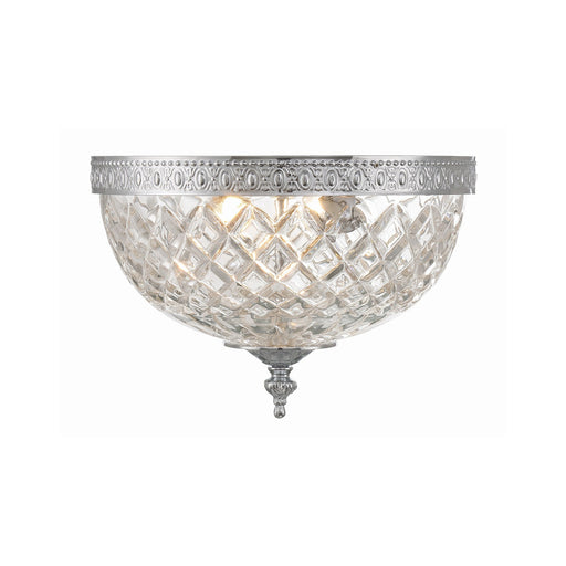 Radley 2 Light 10" Flush Mount in Polished Chrome