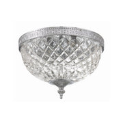 Radley 2 Light 10" Flush Mount in Polished Chrome