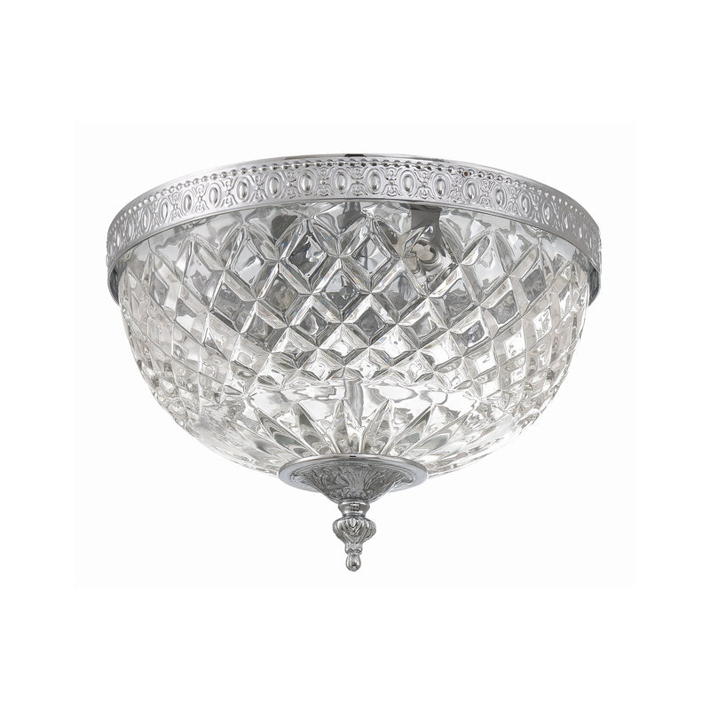 Radley 2 Light 10" Flush Mount in Polished Chrome