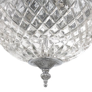 Radley 2 Light 10" Flush Mount in Polished Chrome