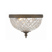 Radley 2 Light 10" Flush Mount in English Bronze