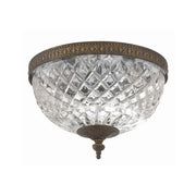 Radley 2 Light 10" Flush Mount in English Bronze