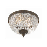 Radley 2 Light 10" Flush Mount in English Bronze
