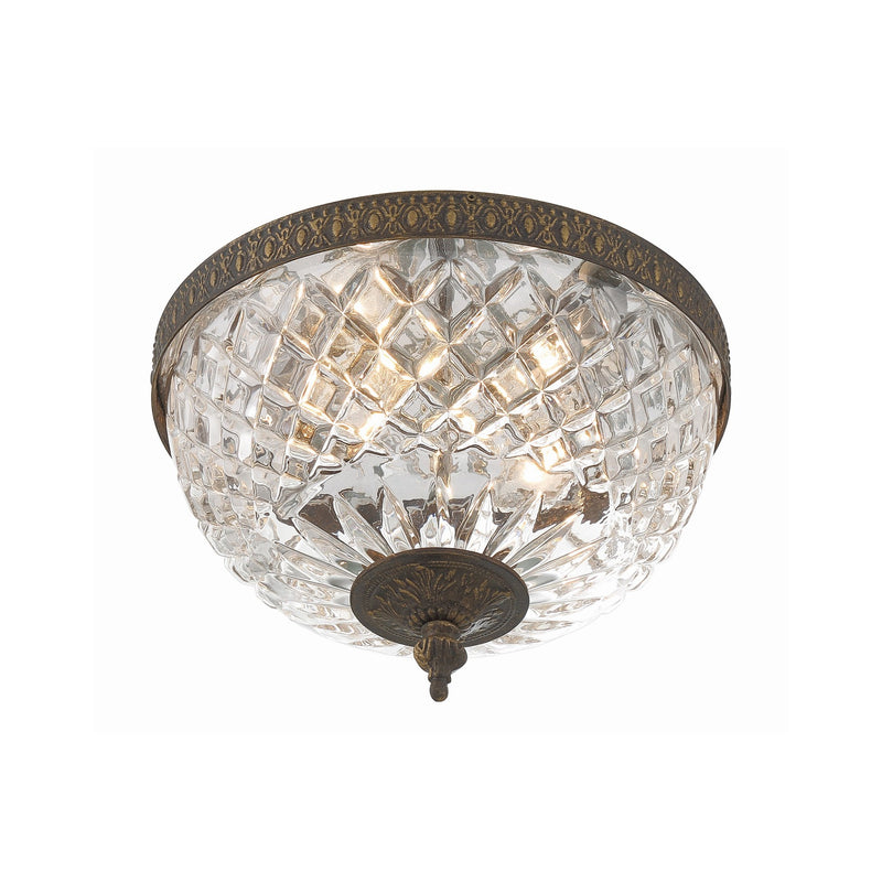 Radley 2 Light 10" Flush Mount in English Bronze