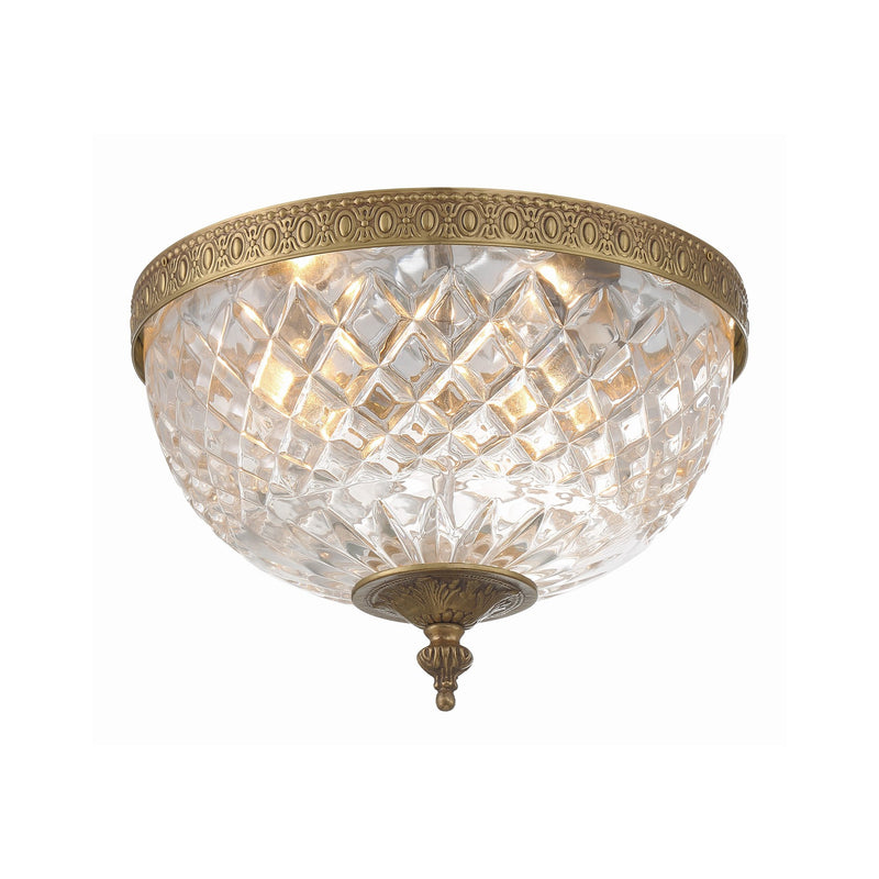 Radley 2 Light 10" Flush Mount in Olde Brass
