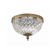 Radley 2 Light 10" Flush Mount in Olde Brass