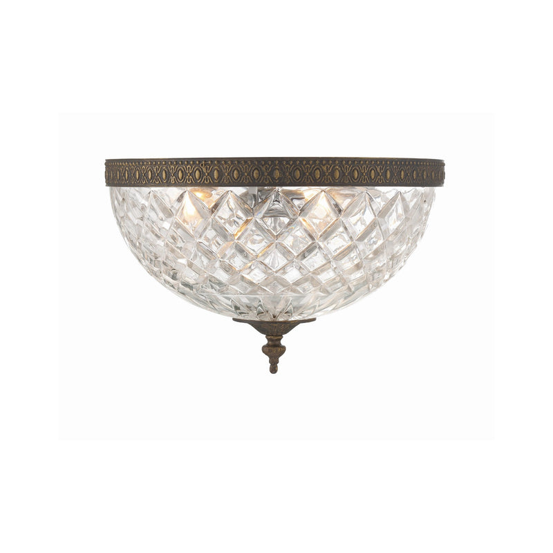 Radley 3 Light 12" Flush Mount in English Bronze
