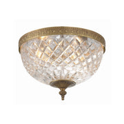 Radley 3 Light 12" Flush Mount in Olde Brass