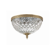 Radley 3 Light 12" Flush Mount in Olde Brass