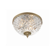 Radley 3 Light 12" Flush Mount in Olde Brass