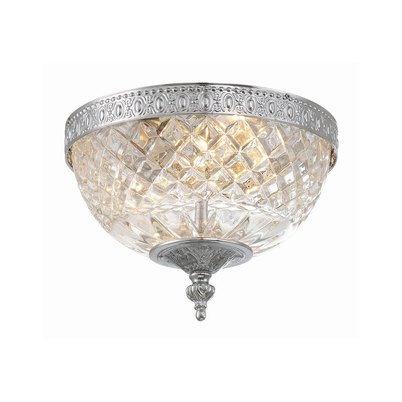 Radley 2 Light 8" Flush Mount in Polished Chrome