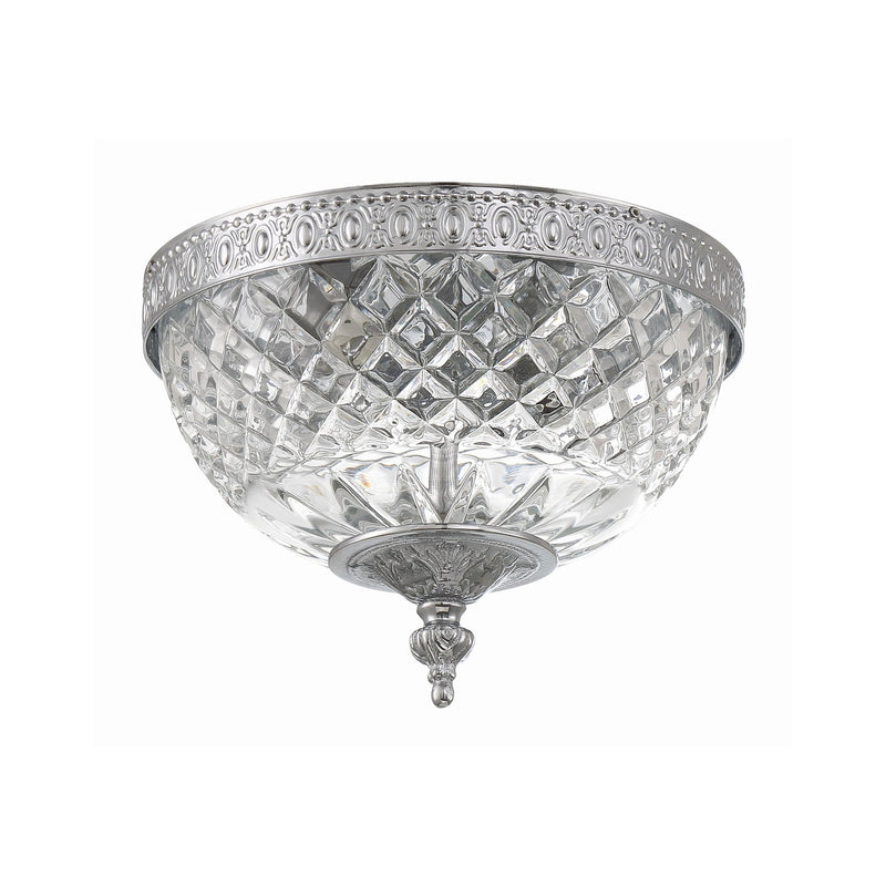 Radley 2 Light 8" Flush Mount in Polished Chrome
