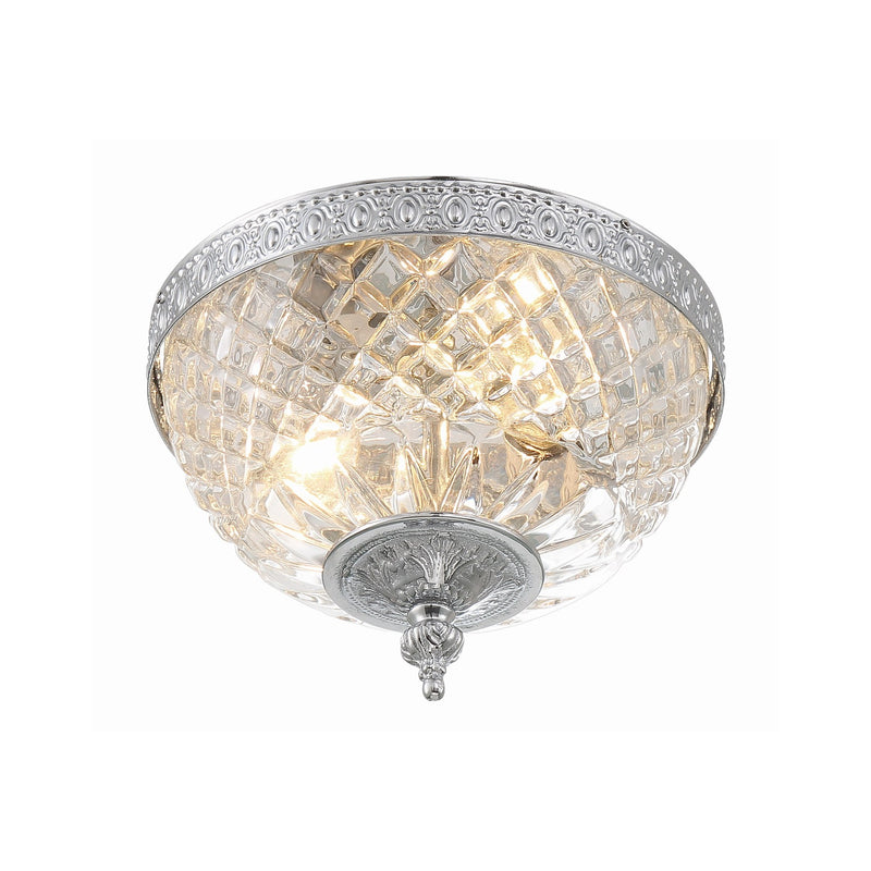 Radley 2 Light 8" Flush Mount in Polished Chrome
