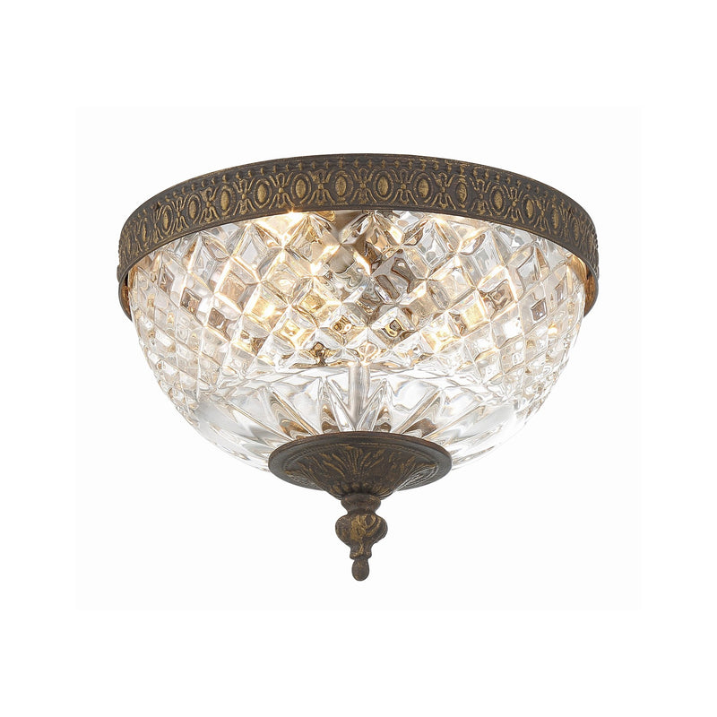Radley 2 Light 8" Flush Mount in English Bronze