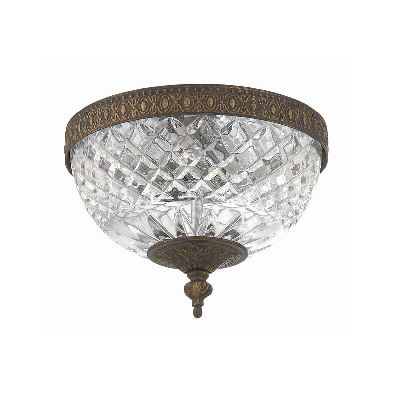Radley 2 Light 8" Flush Mount in English Bronze