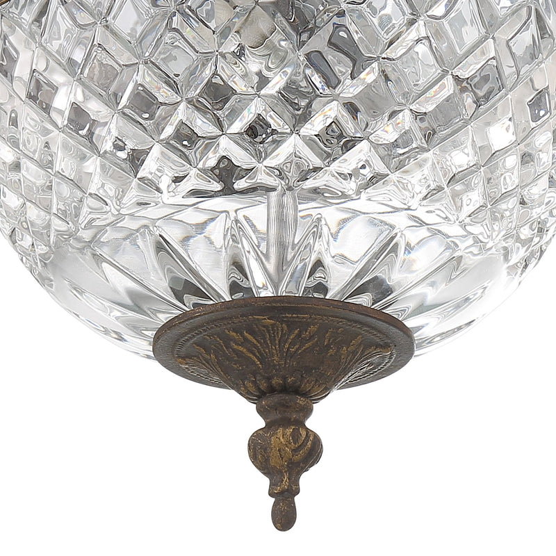 Radley 2 Light 8" Flush Mount in English Bronze