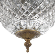 Radley 2 Light 8" Flush Mount in Olde Brass