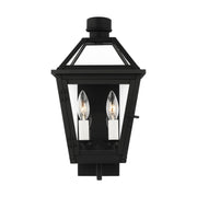 Hyannis Small 2-Light Outdoor Wall Lantern in Textured Black